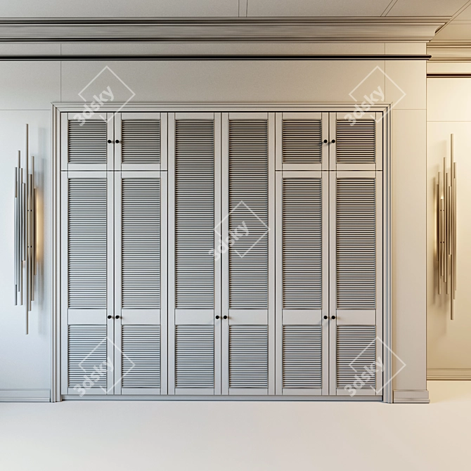 Modern Storage Cabinet 3D model image 3