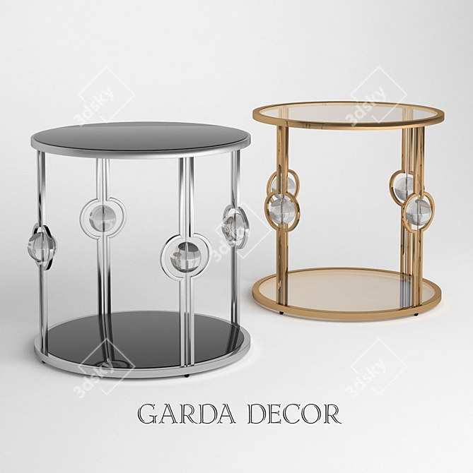 Garda Decor Magazine Table 3D model image 1