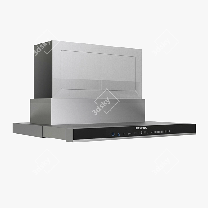 Siemens Telescopic Cooker Hood: Powerful & Stylish 3D model image 2