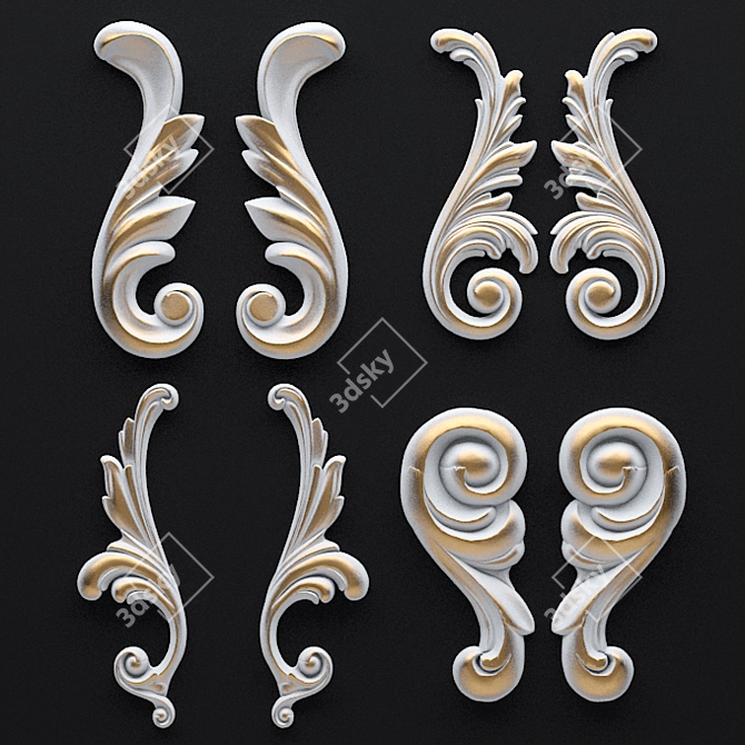 Precision Cut Decorations 3D model image 1