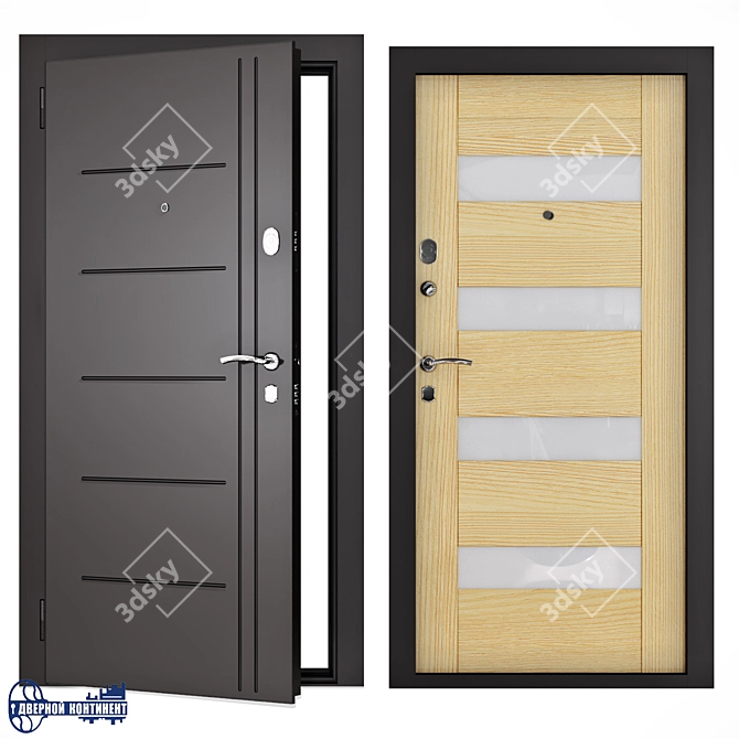 - Title: Steel Doors Continent City-S
- Description: These steel doors by Door Continent have been in high demand since their introduction to the capital 3D model image 1