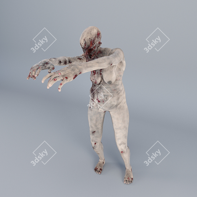 Walking Dead: Animatronic Zombie 3D model image 1