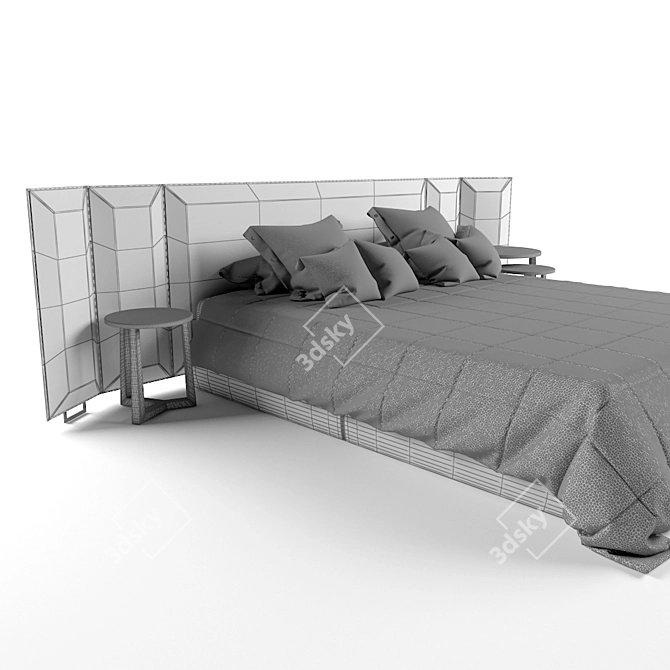 Modern Flexform Eden Plus Sofa 3D model image 3