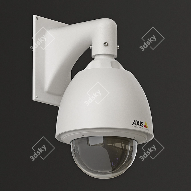 Outdoor Pan-Tilt Dome Camera 3D model image 1