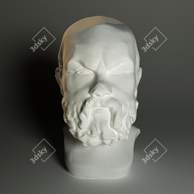 Ancient Greek Philosopher Socrates 3D model image 2