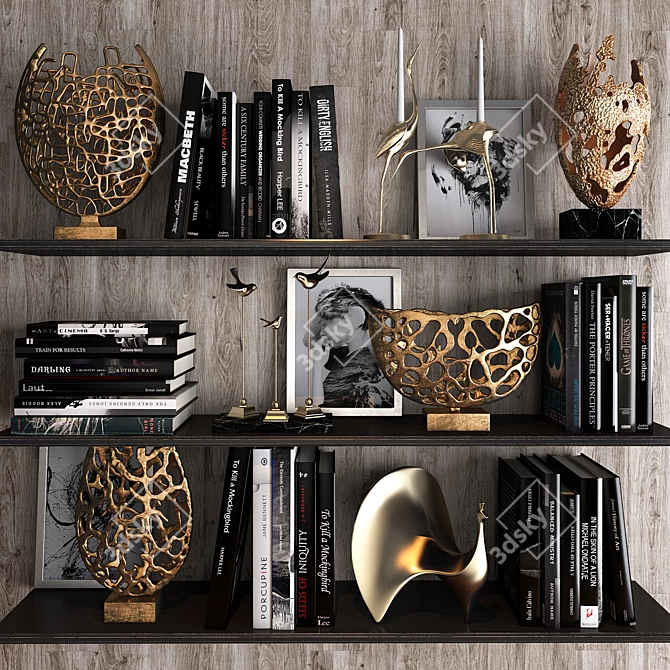 Title: Artistic Collection: 25 Decorative Treasures 3D model image 1