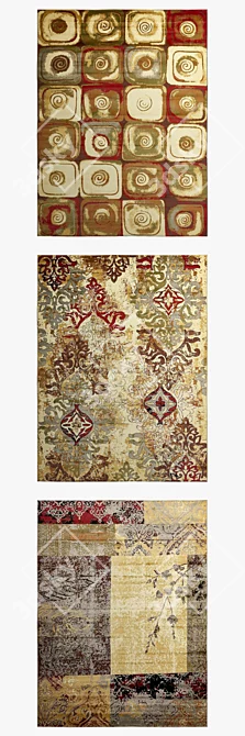 Modern Area Rugs for Home 3D model image 2