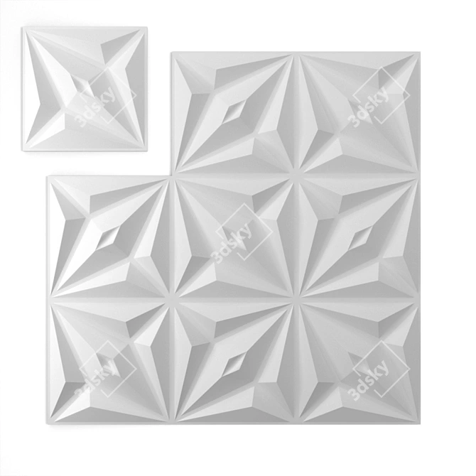 Diamond Art Wall Panel 3D model image 1