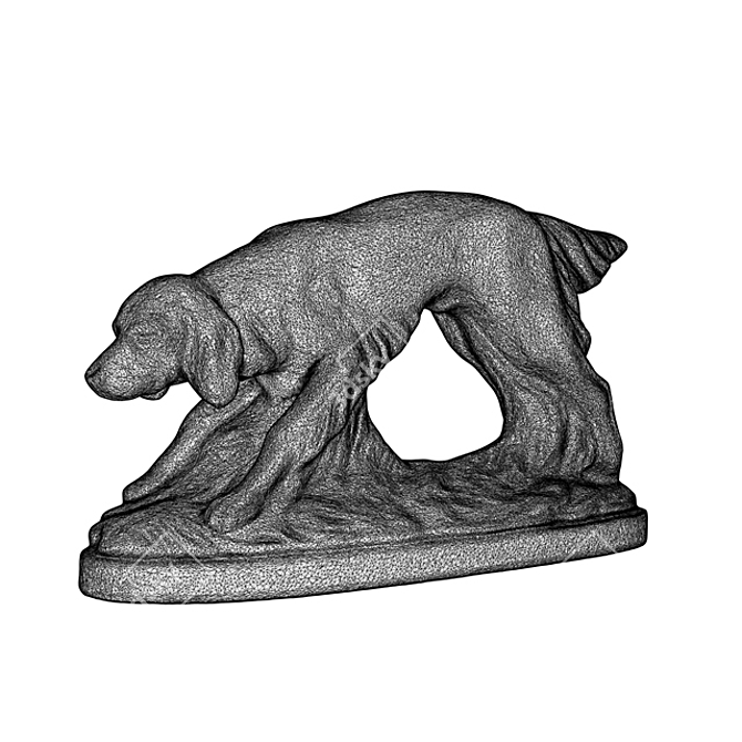 Keras 3D Gun Dog: Digital Craftsmanship 3D model image 3