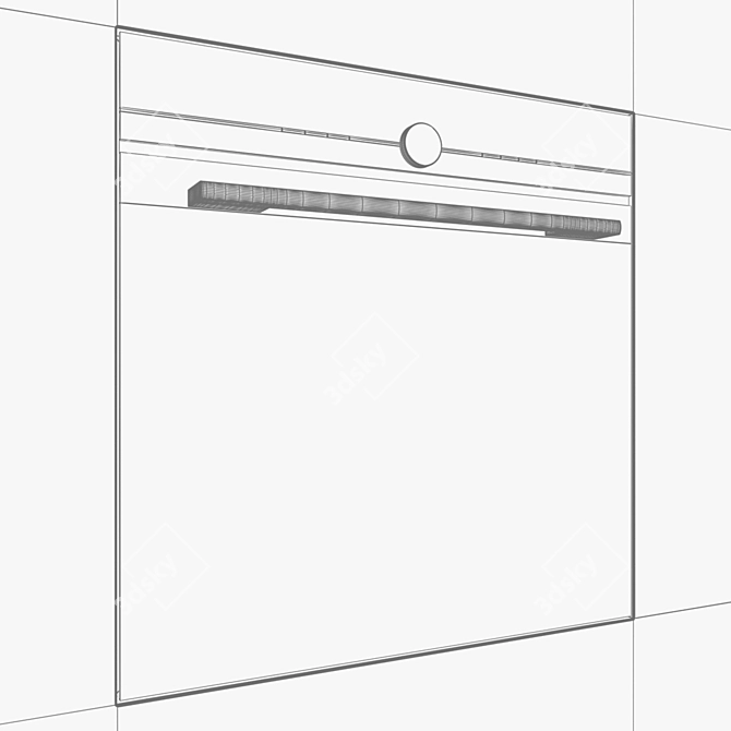 Siemens iQ700 Built-In Oven HB633GBS1 3D model image 3