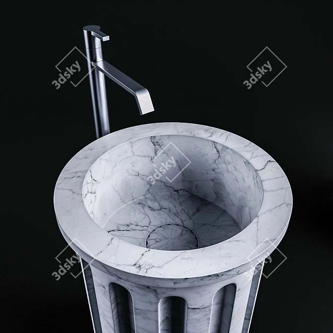 Atlante2: Stylish Sink by Antoniolupi 3D model image 2