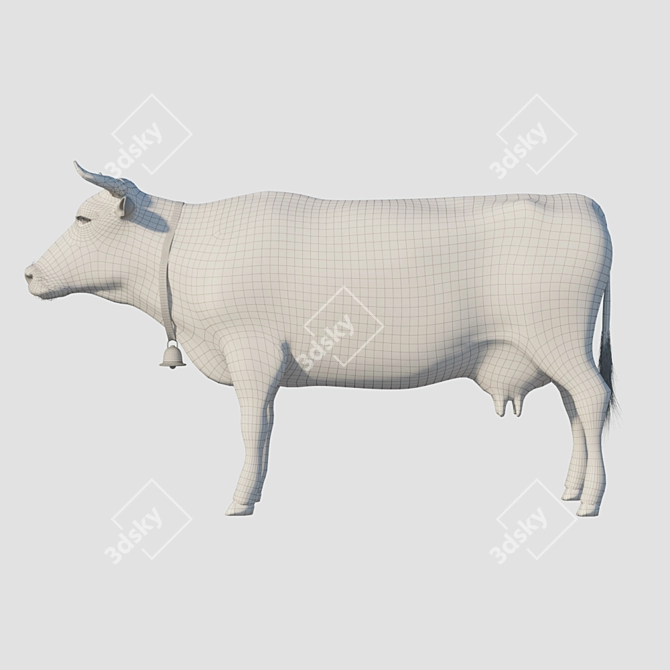 "Masha" - The Cute Cow 3D model image 3