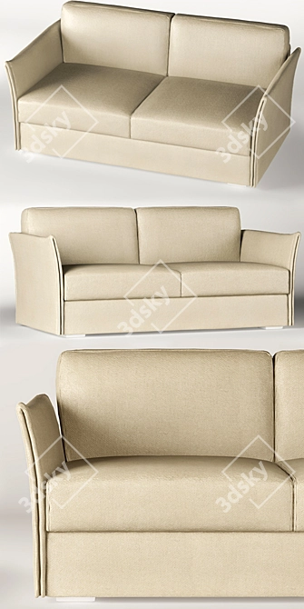 Young by Pol 74 Multi-functional Sofa Bed 3D model image 2