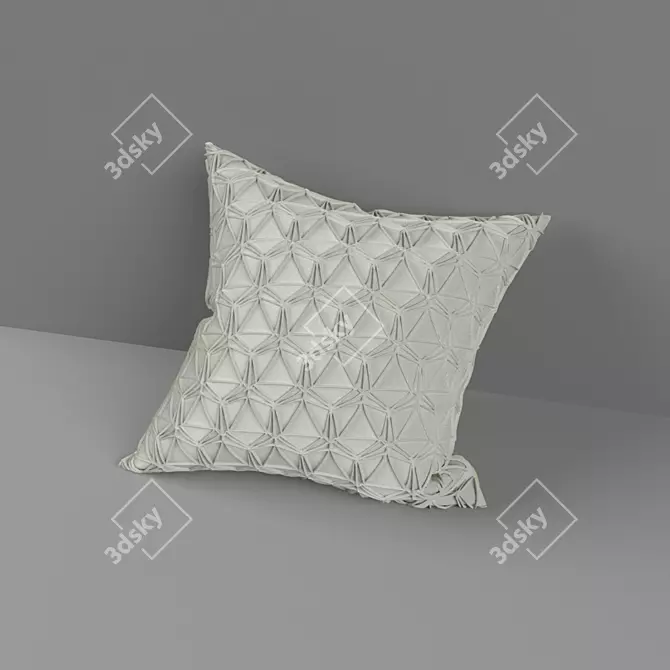 Cozy Feather-Down Cerci Pillow 3D model image 1