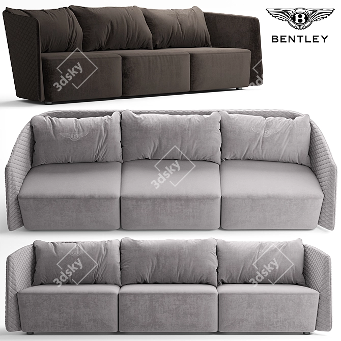 Butterfly Bentley Sofa 3D model image 1