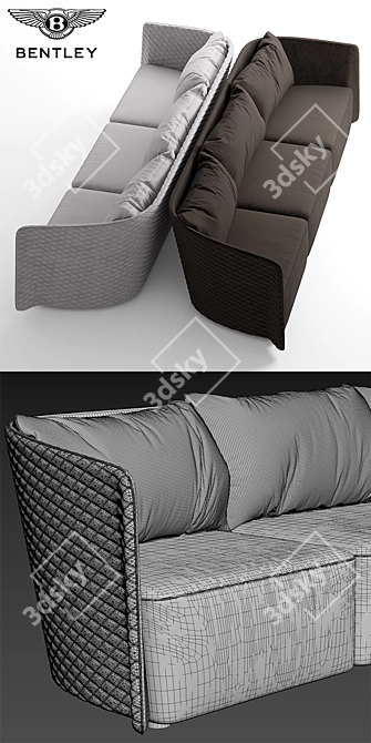 Butterfly Bentley Sofa 3D model image 3