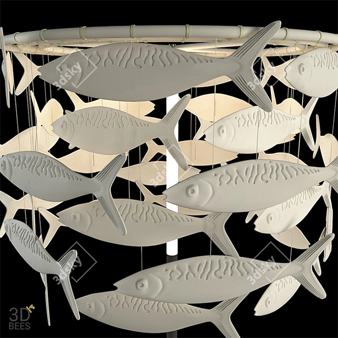 Sleek Shoal Illuminator 3D model image 2