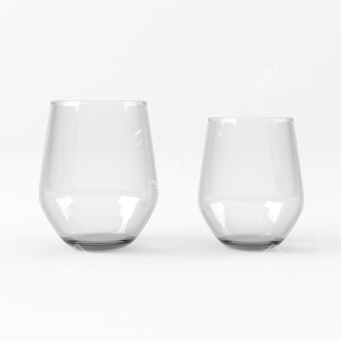 Elegant IVRIG Glassware Set 3D model image 1