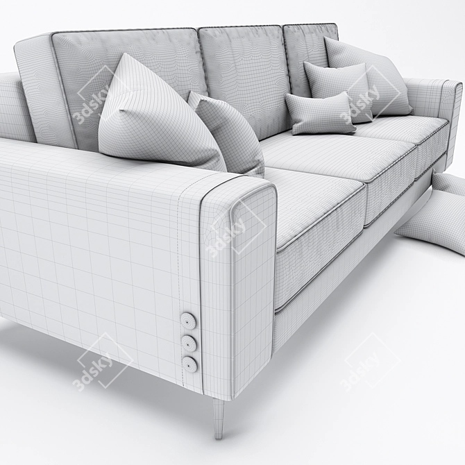 Luxurious Spencer LeComfort Sofa 3D model image 2