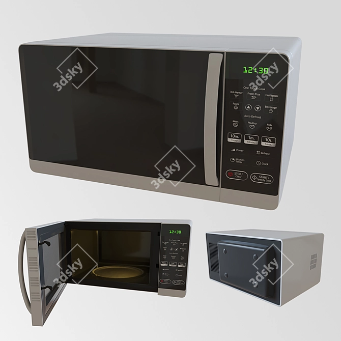 QuickHeat Microwave 3D model image 1