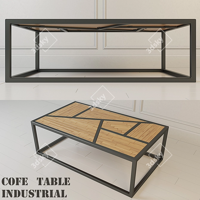 Modern Coffee Table: Sleek Design & Premium Materials 3D model image 1