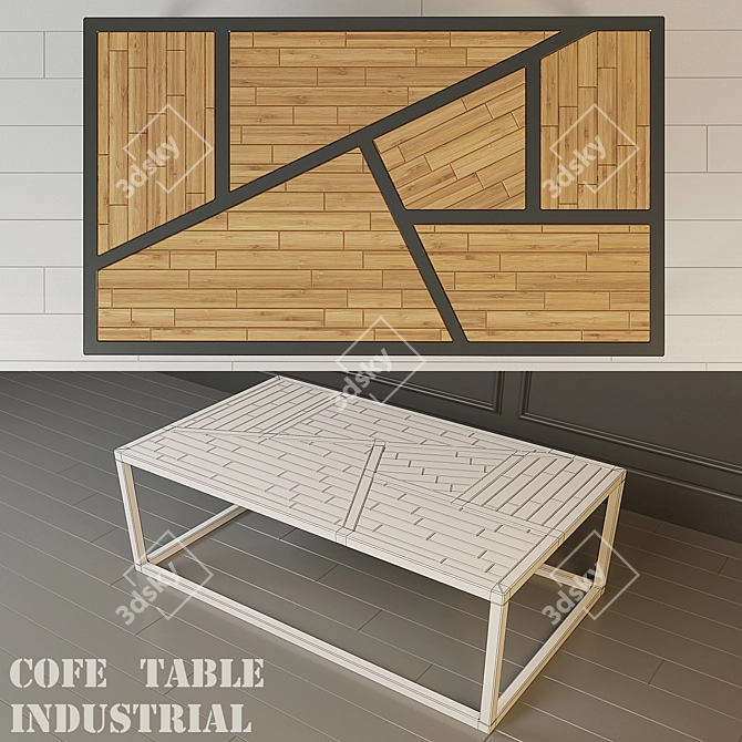 Modern Coffee Table: Sleek Design & Premium Materials 3D model image 2