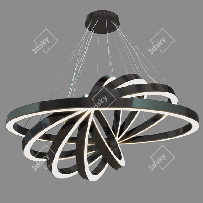 Title: Stary Composition Pendant Light 3D model image 1