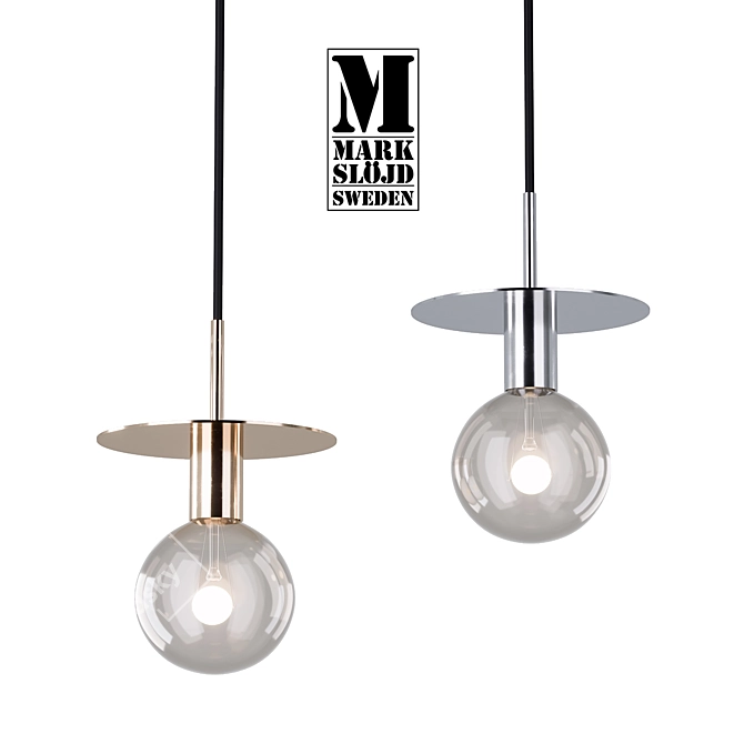  Modern Pendant Light by Markslojd DISC 3D model image 1