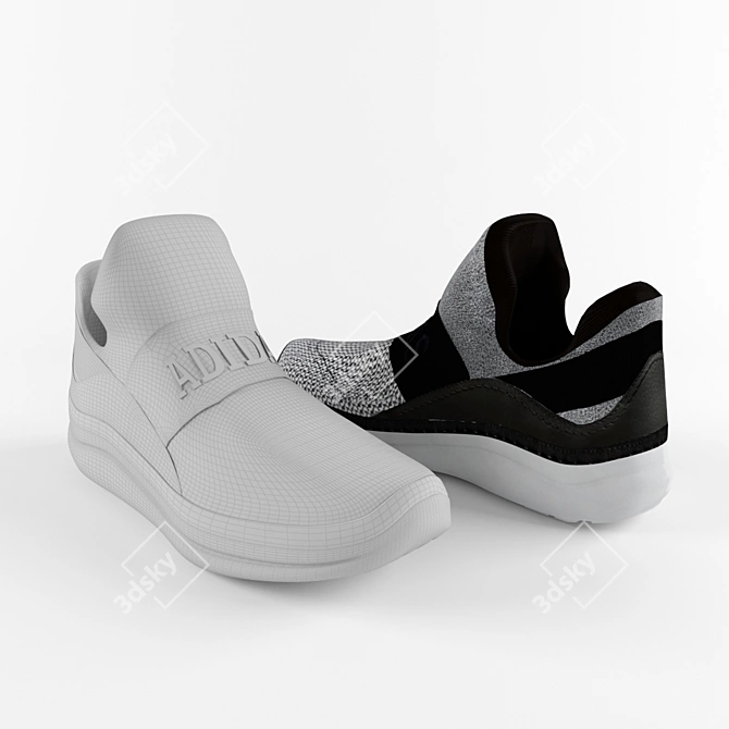 ADIDAS Zen Cloudfoam Ultra Sneakers 3D model image 2