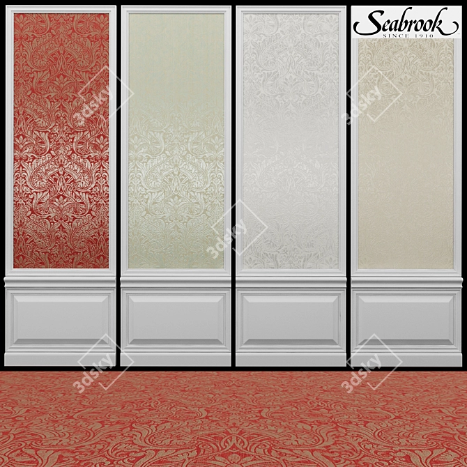 Elegant Seabrook Classica-2 Wallpaper 3D model image 1