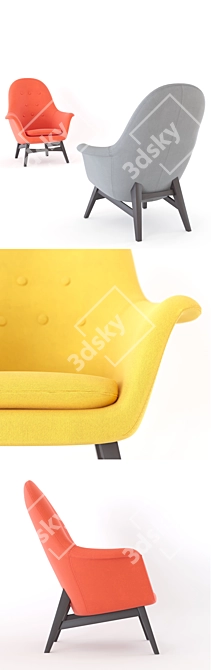 Elevate your comfort with Ikea BENARP 3D model image 2