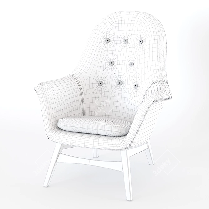 Elevate your comfort with Ikea BENARP 3D model image 3