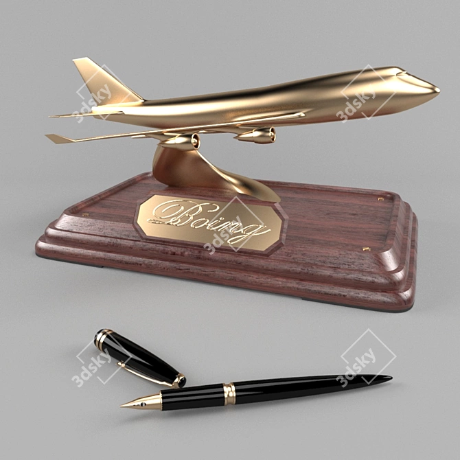 Boeing Aircraft Table Model 3D model image 1