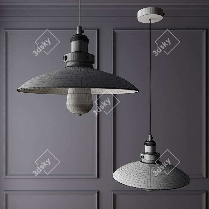 Lussole Loft LSP-9689 Pendant Light 3D model image 2