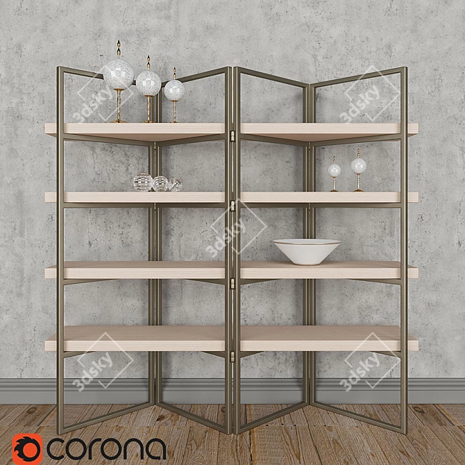 Multi-Purpose Storage Shelf 3D model image 1