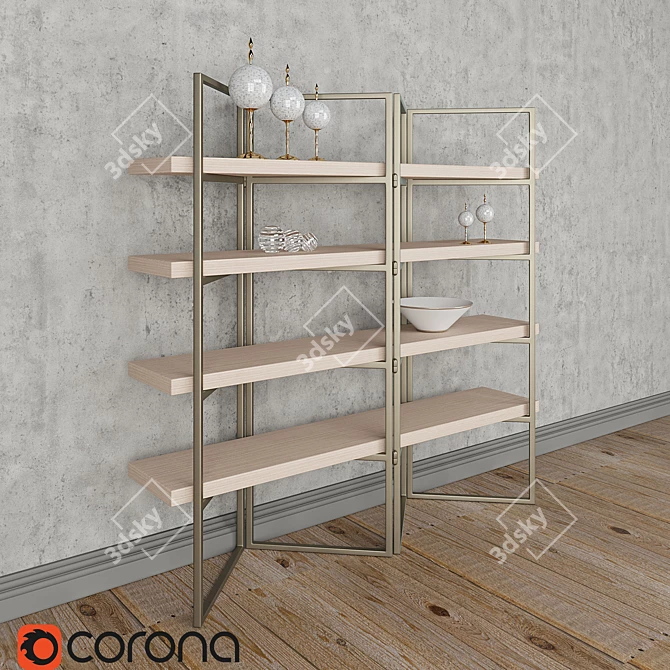 Multi-Purpose Storage Shelf 3D model image 2