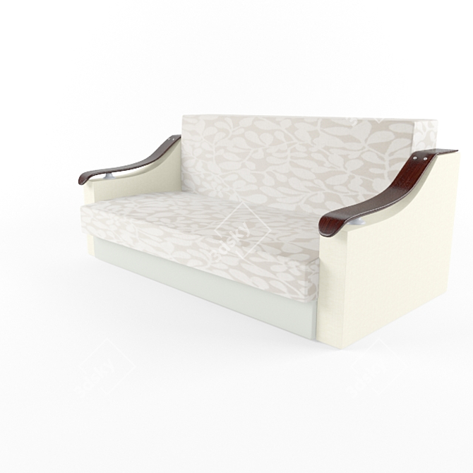 Luxury Sofa: Elegant and Comfy 3D model image 2