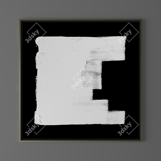 Dynamic Abstract Art Set 49 3D model image 2