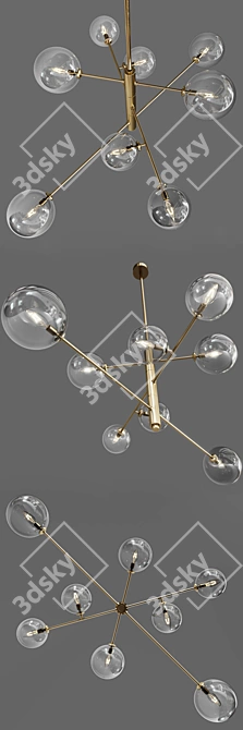 Aromas Atom 8L Pendant Lamp 3D model image 2