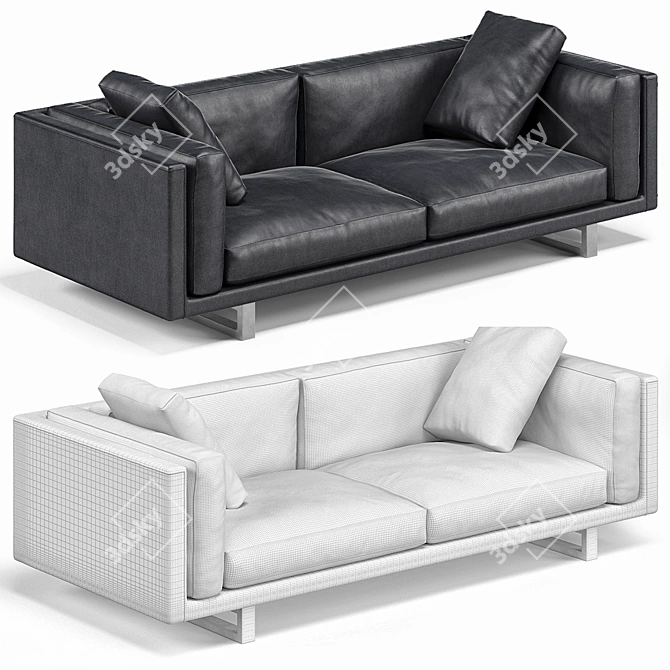  Modern Fulton Sofa: Sleek Design & Superior Quality 3D model image 2