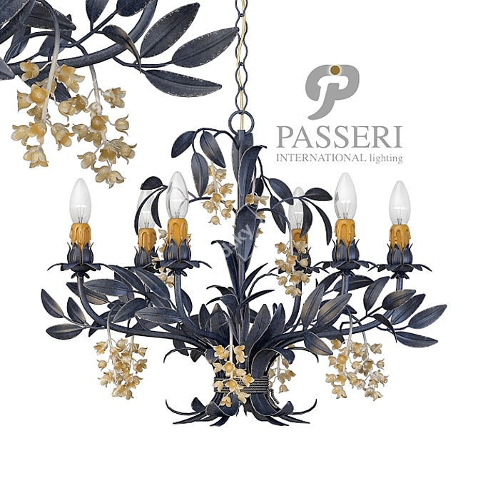 Passeri International Chandelier 3D model image 1