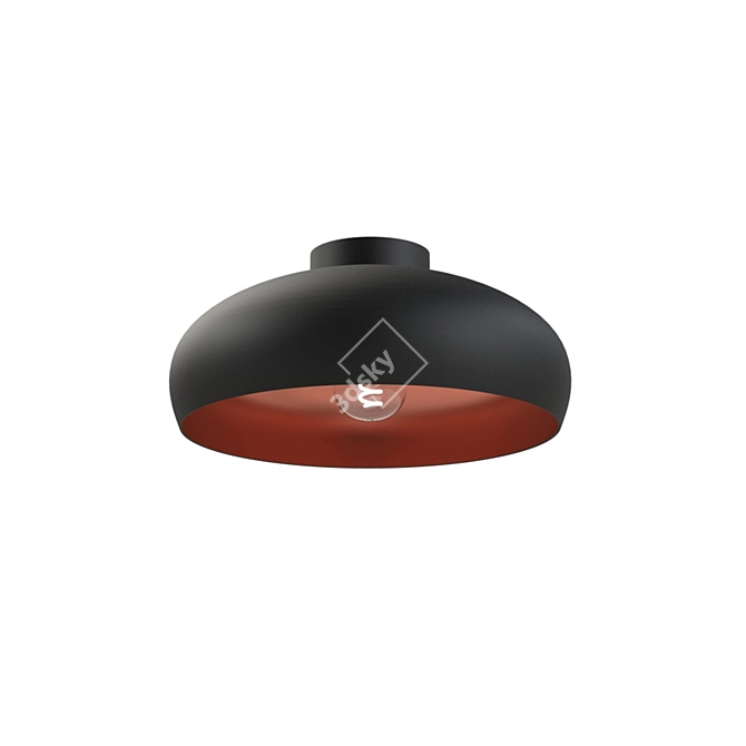 Elegant Mogano Ceiling Lamp 3D model image 1