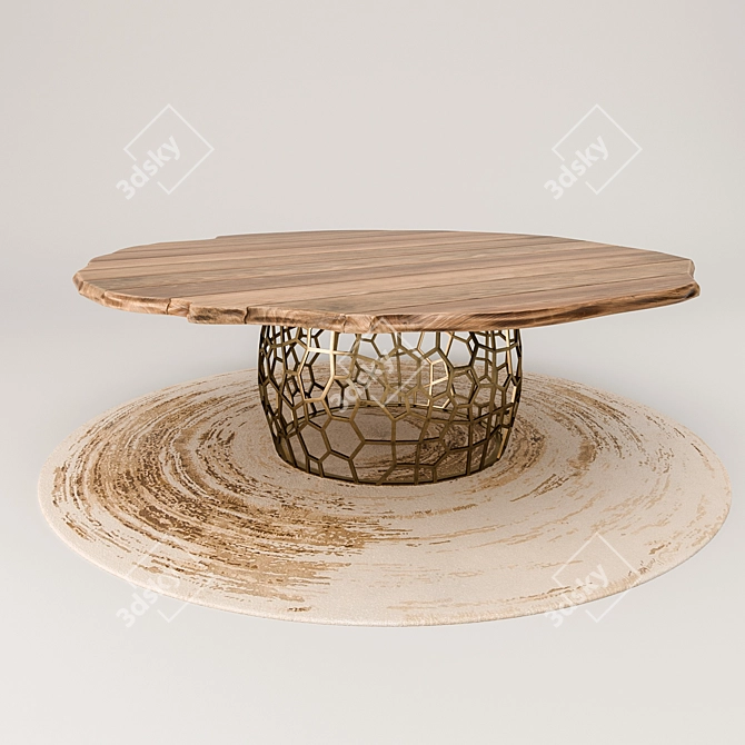 Brabbu APIS Dining Table & Tai Ping Carpet 3D model image 1