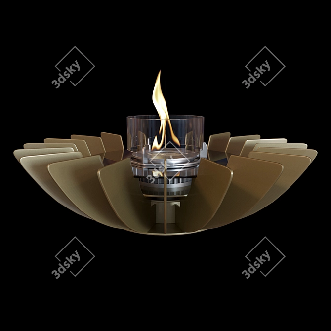 Cosmo Tabletop: The Cozy Desk Fireplace 3D model image 2