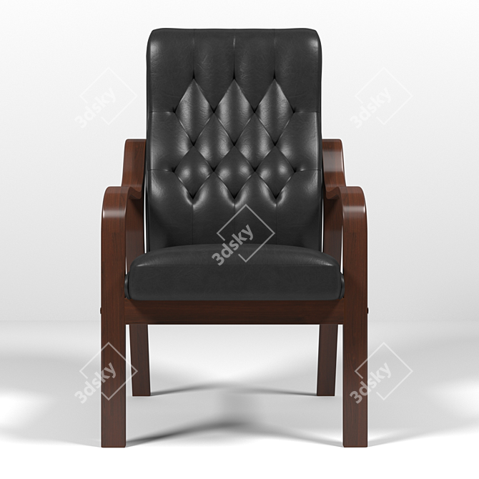 Botticelli Directoria Chair: Stylish and Comfortable 3D model image 1