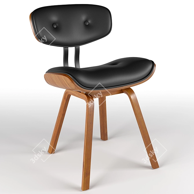 Modern Callen Side Chair by Porthos 3D model image 1