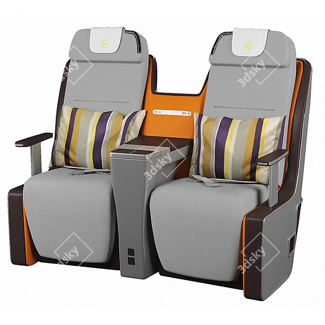 ComfortMax Airline Sleeper Seats 3D model image 1