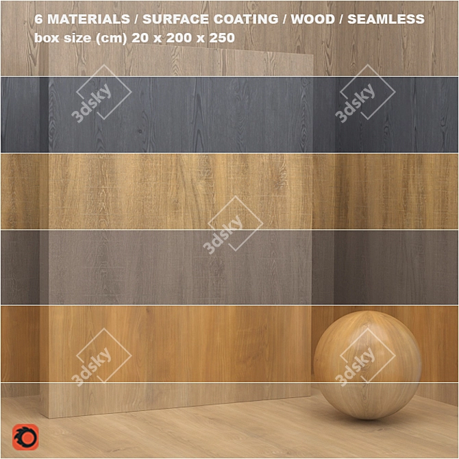  Seamless Material Set - Tree Essentials 3D model image 1