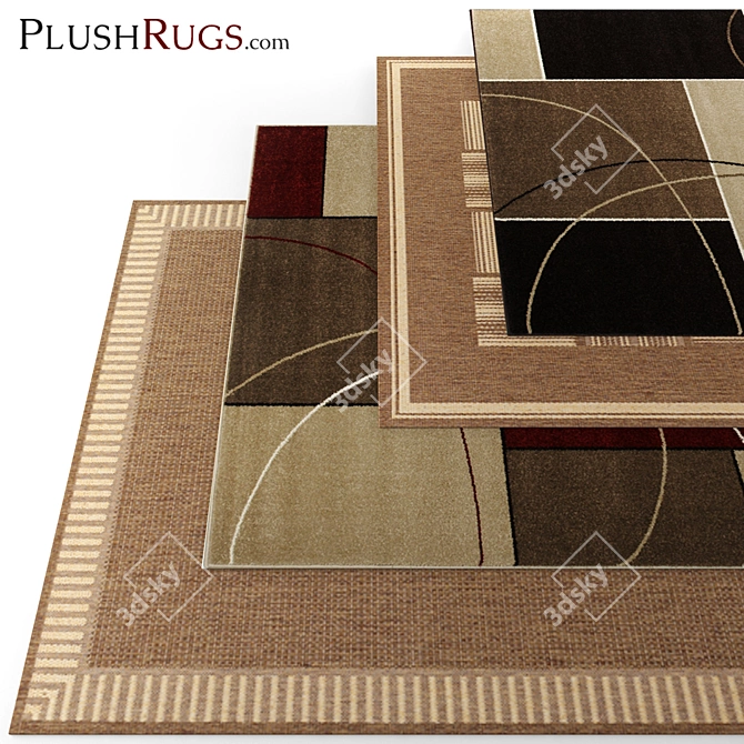 Soft and Stylish Carpet 3D model image 1