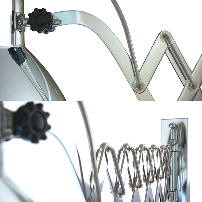 Elegant Wall Lamp Petra 3D model image 2